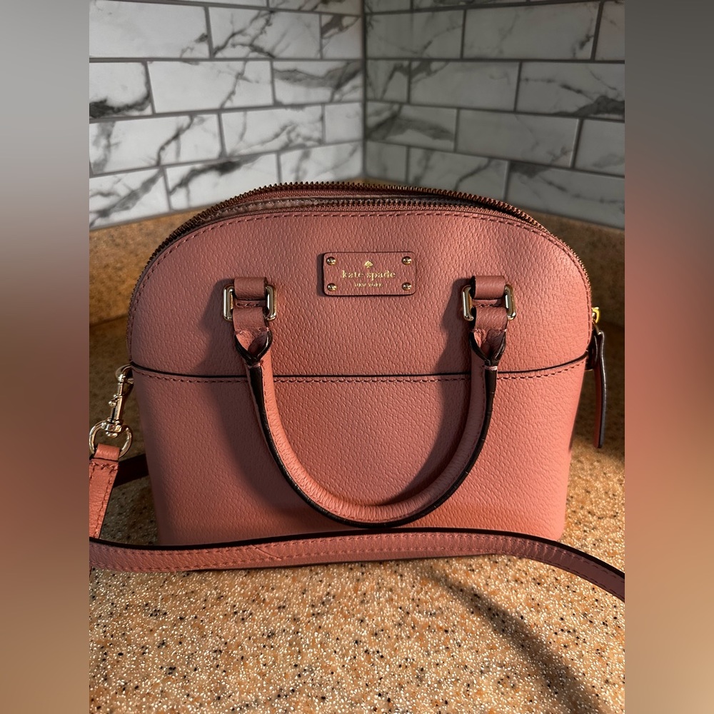 Kate Spade Grove Street Satchel in Dusty Peony